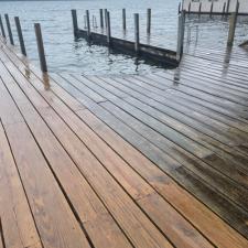 Dock Cleaning Lake George 1